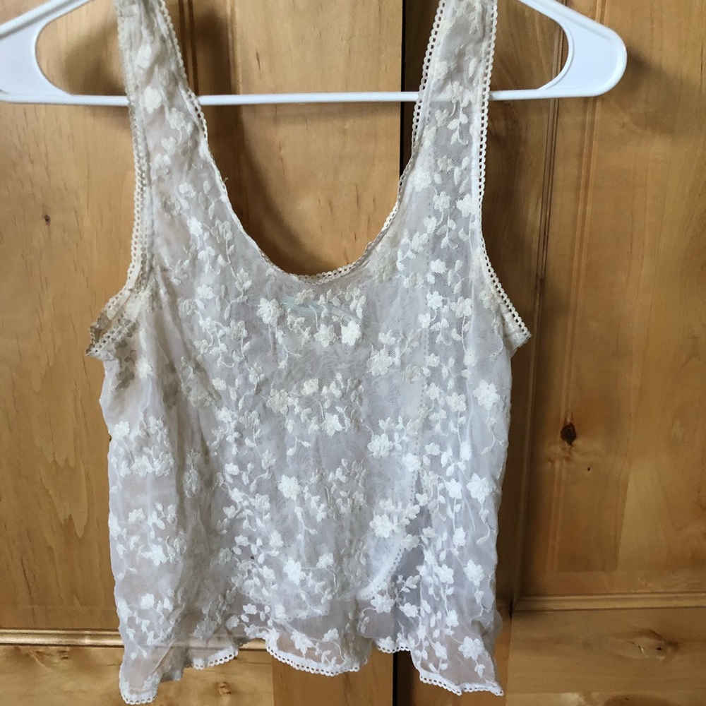 White Lace Shirt